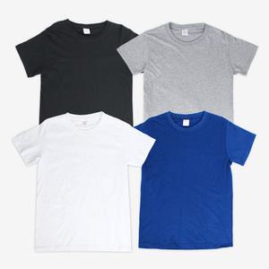 베이직 20수 무지 반팔 티셔츠 기본 라운드 무지티 면티