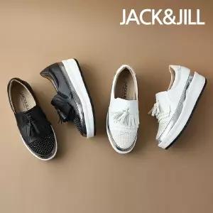 태슬 프린지 큐빅 키높이 슬립온(JC9524)