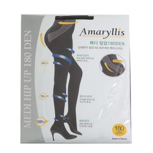 180D 힙업 압박 착압 검정 팬티스타킹 2매