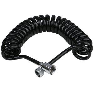 3M 블랙 스프링호스 변기청소 화장실청소 욕실 코일호스 꼬부리 호수