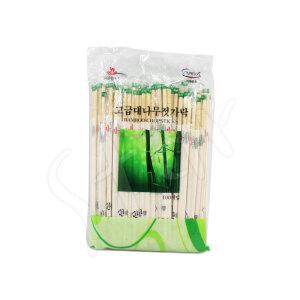 고급 대나무 젓가락 100p 일회 용 나무 도시락 피크닉 소풍 여행 바베큐