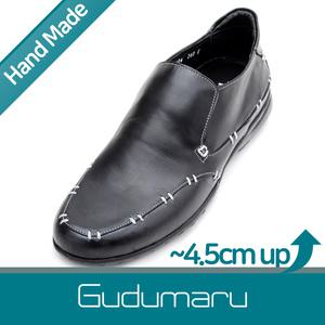 2.5cm~4.5cm 키높이 조절가능 천연면피소가죽 맞춤수제화 LG-9104(BK)