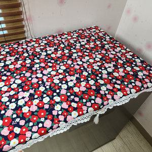 동백 김치냉장고 커버 패브릭커버 냉장고 덮개 주방데코