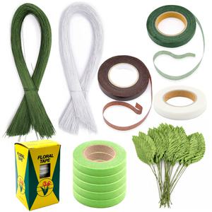 꽃철사(대용량) 900g 꽃테이프(12개입) 지철사 플라워테이프 - 만들기 공예재료