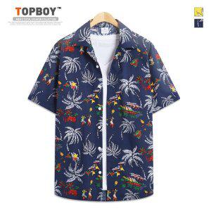 [탑보이]알로하 하와이안 반팔셔츠 (MN464)