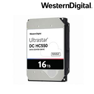 웨스턴디지털 Ultrastar DC HC550 16TB SAS WUH721816AL5204 헬륨 기업용 하드디스크