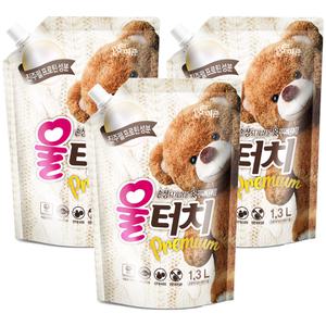 피죤 울터치 울세제 울샴푸 중성세제 고급의류 전용 1.3L 3개