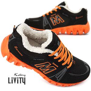 초특가한정[정품]LIVITY Koling 남녀공용 초경량 따뜻한 털컬러 트레킹화 캐주얼화 운동화 EMe033 10종택일