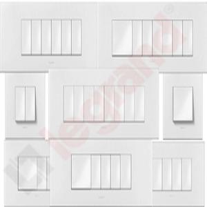 르그랑 아테오 유럽형 가로형 화이트 스위치 1구 2구 3구 4구 5구 6구 7구 8구