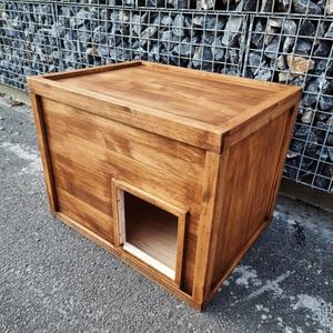 이너피스 원목 길냥이집 겨울 길고양이집