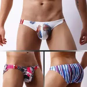 맨즈온탑 남자속옷 폴리 메쉬 비키니스타일 남성삼각팬티