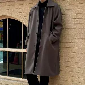 [탑보이][탑보이] 미니멀 나그랑 오버핏 발마칸 코트 (RW385)