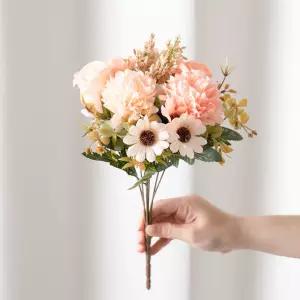 장미 조화 엔틱 로즈 믹스 부쉬 30cm 5컬러 인테리어 꽃 장식 소품 셀프 웨딩 촬영 꾸미기