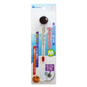 수이사쿠 슬림형 자석온도계 M 유리온도계 수온측정 강력한 자석의 슬림형 수온측