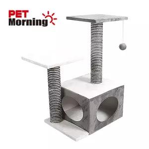 PMC-AS3031-2 펫모닝 파스텔 미니 캣타워 GRAY