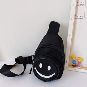 스마일 힙색 크로스백 초등학생 핸드폰가방 보조가방