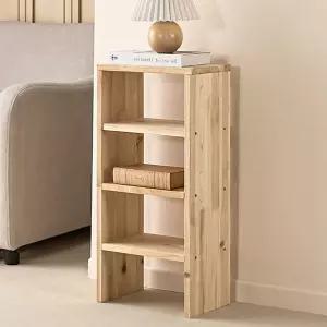 원목 양발이 선반 4단 310 삼나무 인서트 틈새 정리대 공간활용 받침대 미니수납장 피규어 진열장 주문제작