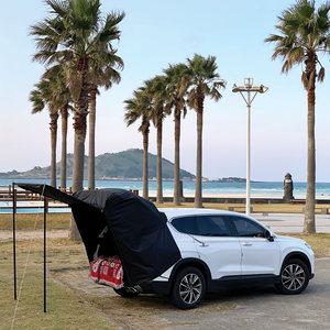 초간단 차박텐트 SUV 차박용 카텐트 투명창 꼬리 차량 캠핑