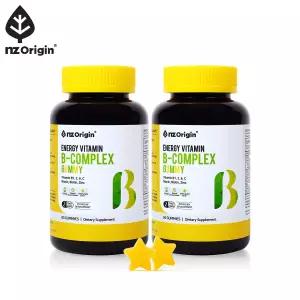 [엔젯오리진] 에너지 비타민B-컴플렉스 구미(청포도향)(3,000mgx60구미) X 2통