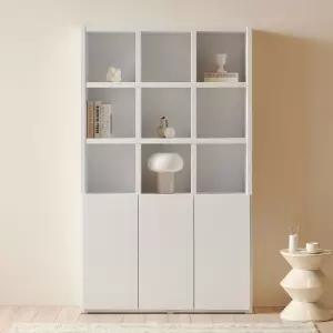 아씨방가구 제이슨 36T 1200 5단 도어형 책장 / 3단 책꽂이