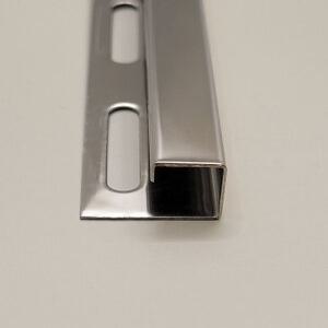 스텐사각 타일 코너비드 몰딩(실버유광)2438mm/재료분리대/모서리보호대/타일마감재