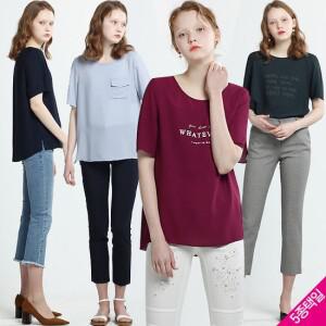 [르오트] 컨템포러리 레터링 티블라우스