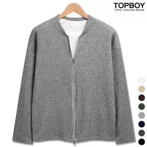 [탑보이]소프트 투웨이 오버핏 니트집업 (LW067)