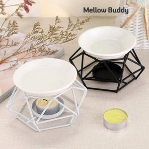 멜로우버디 와이어 아로마 오일 버너 워머 램프+티라이트 캔들 1개 SET