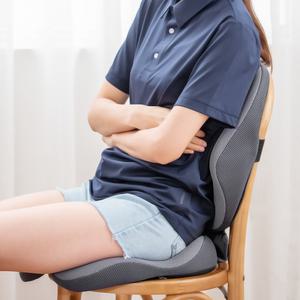 베네폼 휴대용 일체형 접이 분리 폴딩 메모리폼 등받이 허리쿠션 방석 차량 여행