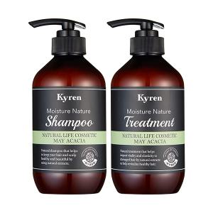 키렌 메이아카시아샴푸+트리트먼트 500ml [자연유래/트러블관리/단백질]