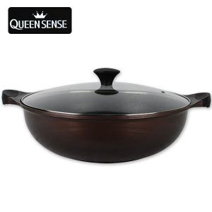 대용량 퀸센스IH 만능요리팬-36cm 인덕션겸용 궁중팬 볶음웍 튀김팬 멀티후라이팬 전골