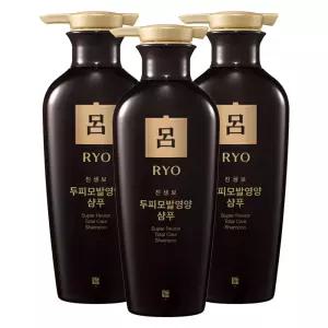 려 진생보 두피모발영양 샴푸 400ml 3개