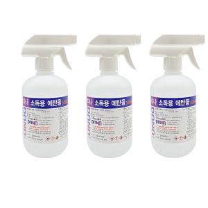 조은 다나 소독용 에탄올 83% 스프레이형 500ml x 3개