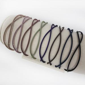 안아픈 두줄 물결 플라스틱 얇은머리띠 여자 헤어밴드 MAROM