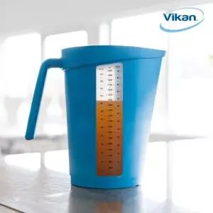 [바이칸] 내열 컬러계량컵 2L 대용량 제빵 음식 조리 가벼운재질