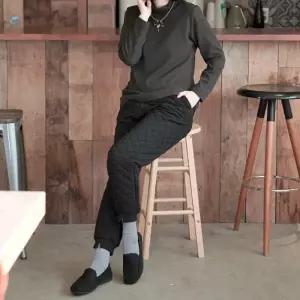 [쉬즈마담]P91391 배둘레 신축짱 따뜻한 누비팬츠엄마옷