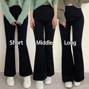 큰옷빅진 빅사이즈 26~38 새다리 키작녀_키큰녀 숏/미들/롱 찰랑 부드러운 부츠컷 밴딩팬츠(811)