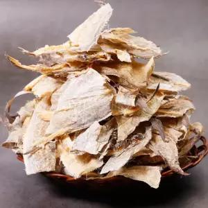 백송식품 황태(명태)껍질 1Kg, 콜라겐 듬뿍 육수. 무침 반찬 OK