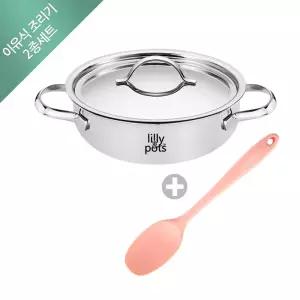 이유식조리기 2종(멀티팟+이유식 실리콘 주걱 1P)/스텐전골냄비,인덕션용냄