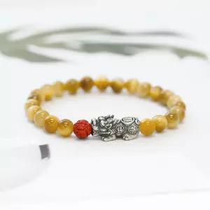 특AAA 원석 비휴팔찌 불교팔찌 호안석 염주 BSP001