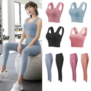 스포츠 브라탑 레깅스 단품 요가 헬스 힙업 어깨라인보정 주머니 CW포니포켓