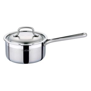 키친플라워 플래티나 누보 통3중냄비편수냄비16cm IH 인덕션겸용 안심스텐