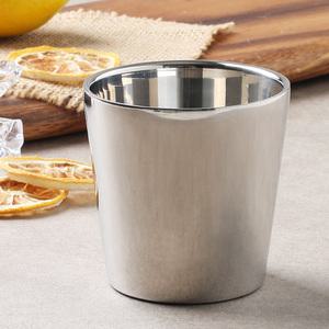 백두 유광 이중 스텐 물컵 업소용 식당 스텐컵 학교 진공 주방 스뎅 미니