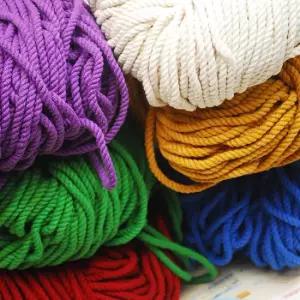 마크라메 실 100야드 90미터 90합 무지 컬러 순면 로프끈