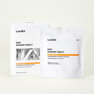 [공식판매처] 라비킷 식기세척기 세제(60정) 식기세척기린스 식세기세제