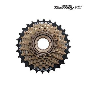 시마노 자전거 프리휠 TZ500 7단 14-28T 스프라켓 기어변속