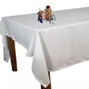 화이트 테이블보 파티 행사용 4인 식탁보 160x160