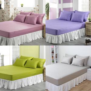 순면 홑겹 매트리스커버(맞춤제작) 20가지컬러 호텔식디자인