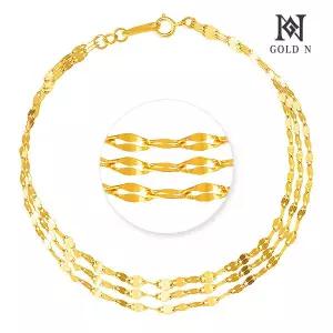 골드앤 순금 24K 아네스 세줄 팔찌