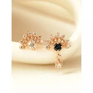 [미니멀피어싱]14K 블링 아이 큐빅 드롭 피어싱 귀걸이